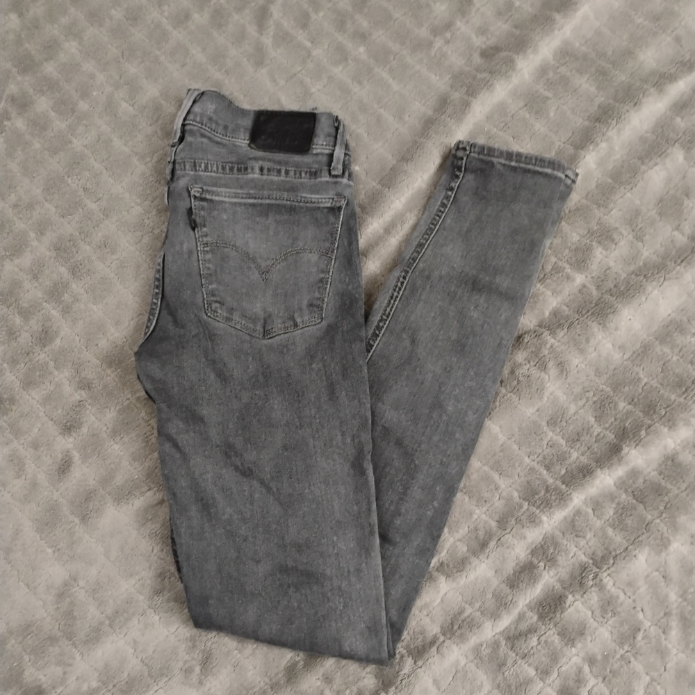 Levi's Gray Skinny Jeans